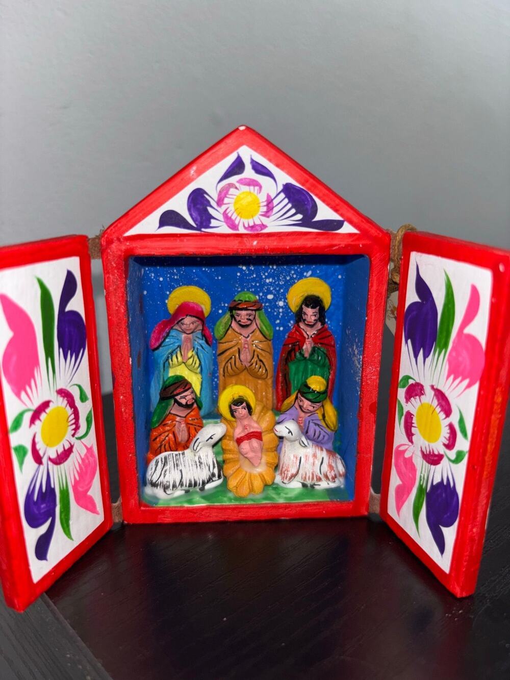 Peruvian Decorative Hand-Painted Box